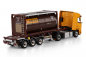 Preview: WSI Models 01-5110 BERTSCHI DAF XF SH WITHOUT SKY LIGHTS 4X2 30FT CONTAINER TRAILER - 3 AXLE + 20FT TANK CONTAINER