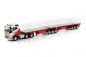 Preview: WSI Models 01-3910 BORGER CRANES VOLVO FH4 SLEEPER CAB 6X4 DOUBLE FLAT TOP - 3 AXLE