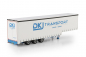 Preview: WSI Models 01-4747 DKJ TRANSPORT SEMI WITH CURTAIN - 3 AXLE
