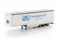 Preview: WSI Models 01-4747 DKJ TRANSPORT SEMI WITH CURTAIN - 3 AXLE