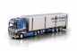 Preview: WSI Models 01-4737 ROLAND DE BLOCK DAF 95XF SUPER SPACE CAB 4X2 VOLUME TRAILER - 3 AXLE