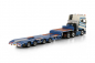 Preview: WSI Models 01-4311 Schoones B.V. VOLVO FH5 GLOBETROTTER 6X2 TWIN STEER SEMI WHEEL WELL LOW LOADER - 4 AXLE