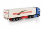 Preview: WSI Models 01-4768 Tomren VOLVO FH5 GLOBETROTTER XL 6X2 TAG AXLE REEFER TRAILER - 3 AXLE