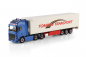 Preview: WSI Models 01-4768 Tomren VOLVO FH5 GLOBETROTTER XL 6X2 TAG AXLE REEFER TRAILER - 3 AXLE
