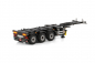 Preview: WSI Models 03-1010 WHITE LINE CONTAINER TRAILER - 3 AXLE