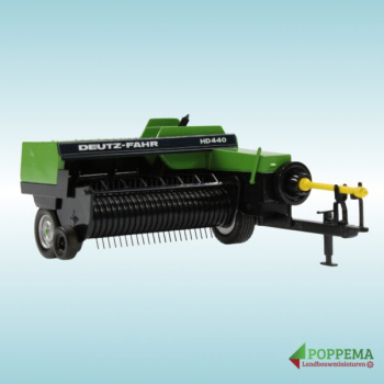 Preview: Poppema landbouwminiaturen Deutz-Fahr HD 440 Baler – Green/Blue