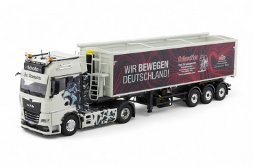 Tekno Models ZY.TK118-6477 MAN TGX GX "Scheufler - Wir bewegen Deutschland" Kippauflieger
