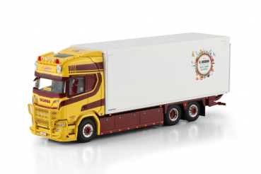 WSI Models 01-4776 A. Debrux SCANIA R HIGHLINE CR20H RIGED BOX TRUCK 6X2 TAG AXLE