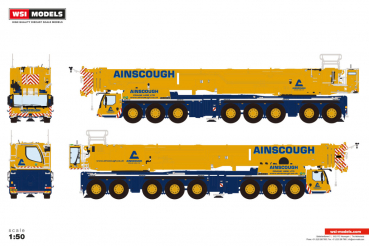 WSI Models 51-2194 AINSCOUGH LIEBHERR LTM 1650-8.1