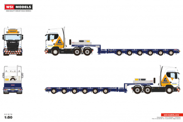WSI Models 01-5212 AINSCOUGH SCANIA S HIGHLINE CS20H 6X4 MANOOVR - 6 AXLE