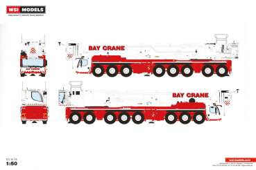 WSI Models 51-2203 BAY CRANE LIEBHERR LTM 1650-8.1