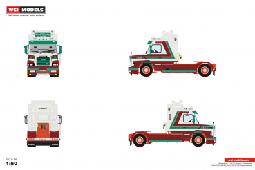 WSI Models 01-5392 CAUDENBERG SCANIA 3 SERIES TORPEDO STREAMLINE 4X2