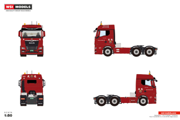 WSI Models 01-5642 CHI DEH MAN TGX GM 6X2 TAG AXLE