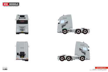 WSI Models 01-5353 CHRISTIAN LERCHE VOLVO FH AERO GLOBETROTTER XXL 6X2 TWIN STEER