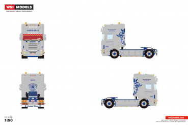WSI Models 01-5179 CLAEYS JELLE SCANIA 4 SERIES TOPLINE 4X2