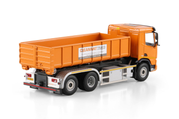 Preview: WSI Models 01-5327 CLEANMAT Trucks DAF XD DL MY25 6X2 TAG AXLE RIGED TRUCK WITH HOOKLIFT SYSTEM + 15M3 CONTAINER