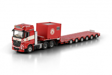 WSI Models 01-5018 COLONIA MERCEDES-BENZ AROCS MP4 BIG SPACE 6X4 MANOOVR - 6 AXLE + 10FT CONTAINER