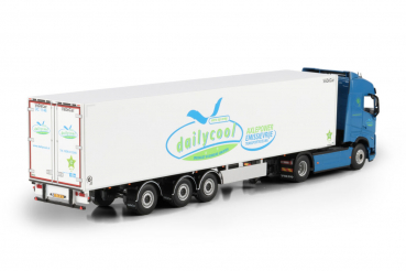 Preview: WSI Models 01-5189 DAILYCOOL B.V. VOLVO FH5 GLOBETROTTER 4X2 TRIDEC REEFER TRAILER - 3 AXLE