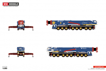 WSI Models 51-2175 DENZAI LIEBHERR LTM 1500-8.1