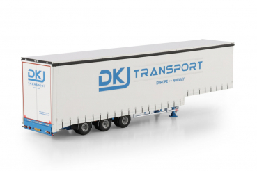 WSI Models 01-4747 DKJ TRANSPORT SEMI WITH CURTAIN - 3 AXLE