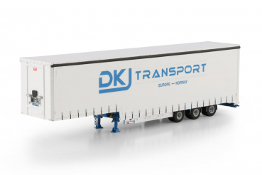 WSI Models 01-4747 DKJ TRANSPORT SEMI WITH CURTAIN - 3 AXLE