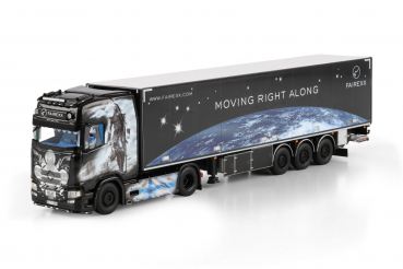 WSI Models 01-5048 FAIREXX SCANIA S HIGHLINE CS20H 4X2 BOX TRAILER - 3 AXLE