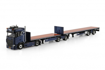 WSI Models 01-5077 Falk SCANIA S NORMAL CS20N 4X2 FLATBED ROADTRAIN - 4 AXLE