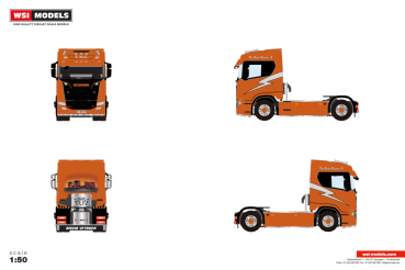 WSI Models 01-5281 Gastaldi TMG SCANIA R NORMAL CR20N 4X2
