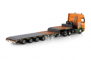 Preview: WSI Models 01-4956 HOLTROP VD VLIST SCANIA R HIGHLINE CR20H 6X2 MIDLIFT AXLE SEMI LOW LOADER - 4 AXLE