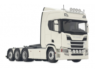 MarGe Models 2307-01 Scania R500-Serie mit Hakenlift weiß
