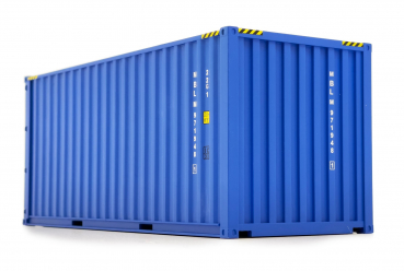 MarGe Models 2323-01 20-Fuß-Seefrachtcontainer blau