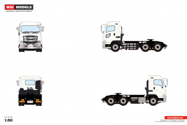 WSI Models 01-5587 ISUZU GIGA FULL-CAB MIDROOF WHITE