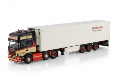 WSI Models 01-4806 J.O. PEDERSEN SCANIA 4 SERIES TOPLINE 6X2 TWIN STEER REEFER TRAILER - 3 AXLE