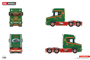WSI Models 01-5216 JOHN JØRGENSEN VLASTUIN S TORPEDO HIGHLINE FACELIFT 6X2 TAG AXLE