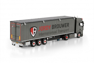 Preview: WSI Models 01-5054 JORDY BROUWER TRANSPORT MAN TGX GX 4X2 VOLUME TRAILER - 3 AXLE