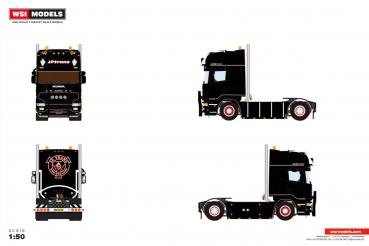 WSI Models 01-5466 JP TRANS URK SCANIA 4 SERIES TOPLINE 4X2