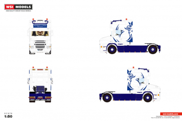 WSI Models 01-5559 KENNY COIN SCANIA T5 TORPEDO TOPLINE 4X2