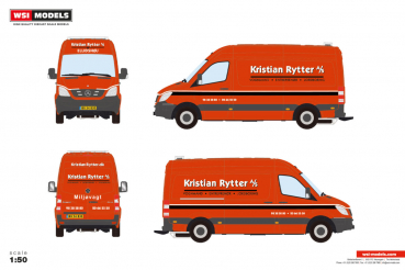 WSI Models 01-5123 KRISTIAN RYTTER A/S MERCEDES-BENZ SPRINTER