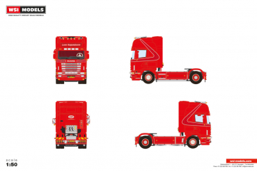 WSI Models 01-4988 LEON HOGENDOORN SCANIA 4 SERIES TOPLINE 4X2