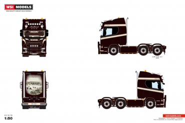 WSI Models 01-5358 MADLAND SCANIA R HIGHLINE CR20H 6X2 TAG AXLE