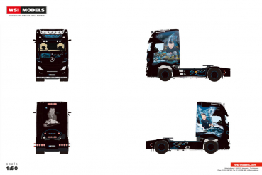 WSI Models 01-5396 MAGNIN MERCEDES-BENZ ACTROS MP5 GIGA SPACE 4X2