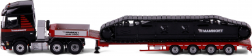 Cavallino 410326 MAMMOET DAF XG 6X2 WITH 4 AXLE FAYMONVILLE LOWLOADER + CRAWLER