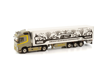 WSI Models 02-3116 MATHYS VOLVO FH4 GLOBETROTTER 4X2 REEFER TRAILER - 3 AXLE