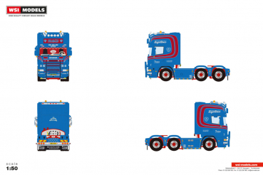 WSI Models 01-5015 MH AUTO SCANIA 4 SERIES TOPLINE 6X2 TWIN STEER