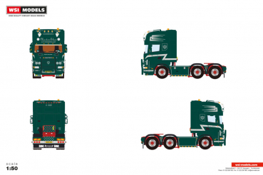 WSI Models 01-4655 MORTEN SKOV SCANIA 4 SERIES TOPLINE 6X2 TWIN STEER