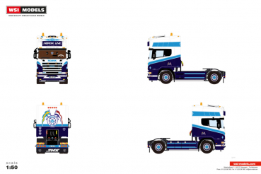 WSI Models 01-4926 NORDIK LINE SCANIA 4 SERIES TOPLINE 4X2