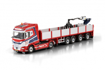 WSI Models 01-5062 P&A FONTEIJN DAF XG 4X2 BRICK TRAILER - 4 AXLE