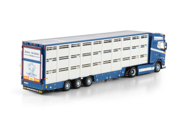 WSI Models 01-5191 Peeters de Bakker DAF XG+ MY25 4X2 LIVE STOCK TRAILER - 3 AXLE