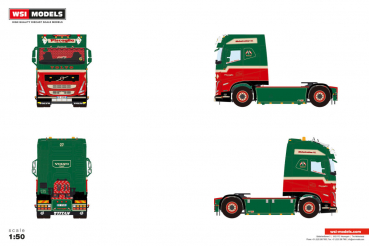 WSI Models 01-5261 PISCAGLIA VOLVO FH5 GLOBETROTTER XL 4X2