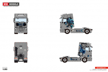 WSI Models 01-5243 POPP FAHRZEUGBAU - HULK RENAULT TRUCKS T HIGH EVO 4X2